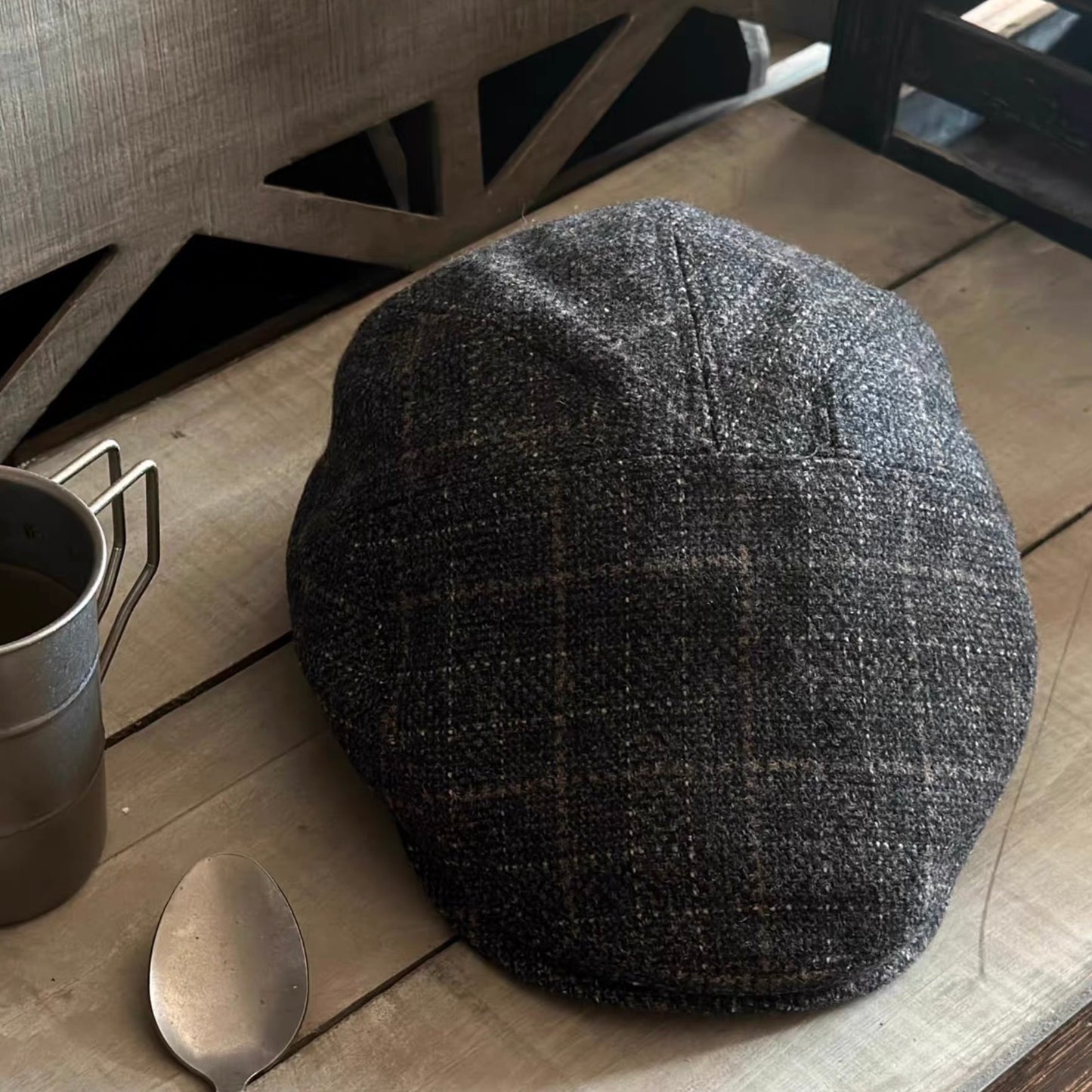 レトロチェック ハンチング(3Colors)260019