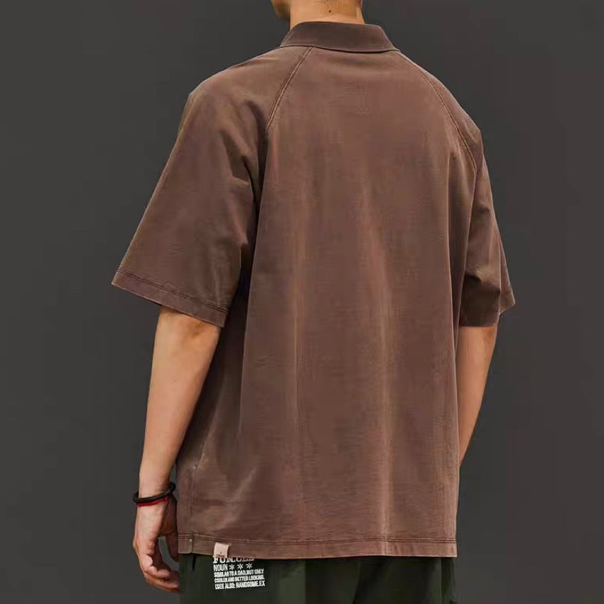 ヘビーウォッシュ レトロポロシャツ(2Colors)250534