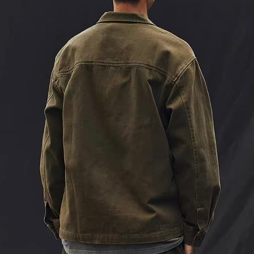 厚手 ヘビーウォッシュ シンプルシャツ(2Colors)240799