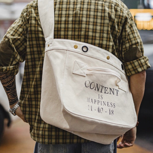 プリント キャンバス メッセンジャーバッグ(1Color)250049