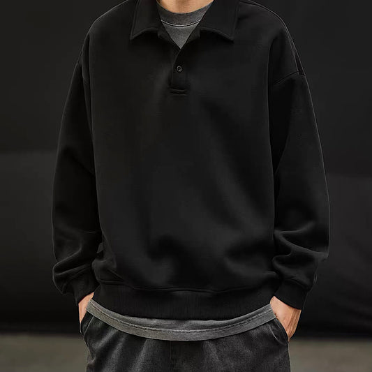 ヘビーウェイト ポロカラースウェット(5Colors)240811