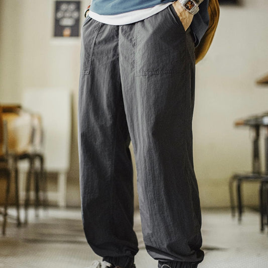 撥水 裾絞り イージー ライトパンツ(2Colors)250692