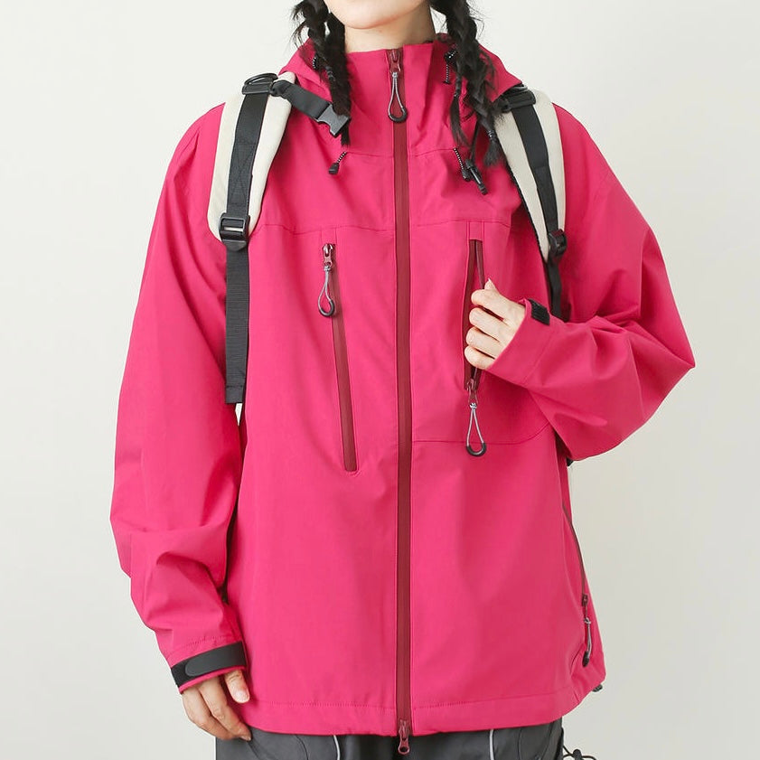 マルチポケット付 カラフル マウンテンパーカー（3Colors）250715