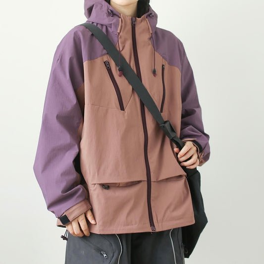 マルチカラー 裾ドローコード フード付ジャケット(1Color)250718