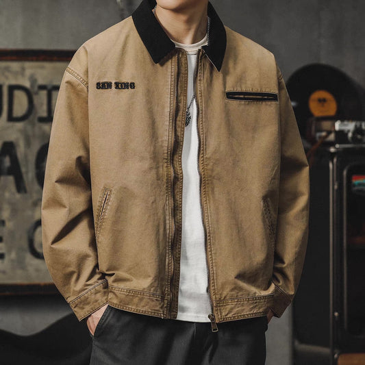 刺繍 ウォッシュド コーチジャケット(1Color)250815