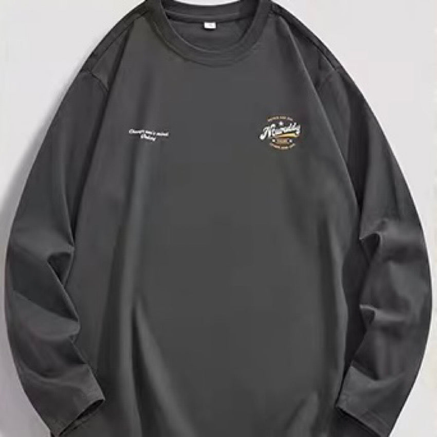 ワンポイントロゴ ヘビーウェイト 長袖Tシャツ(3Colors)240045