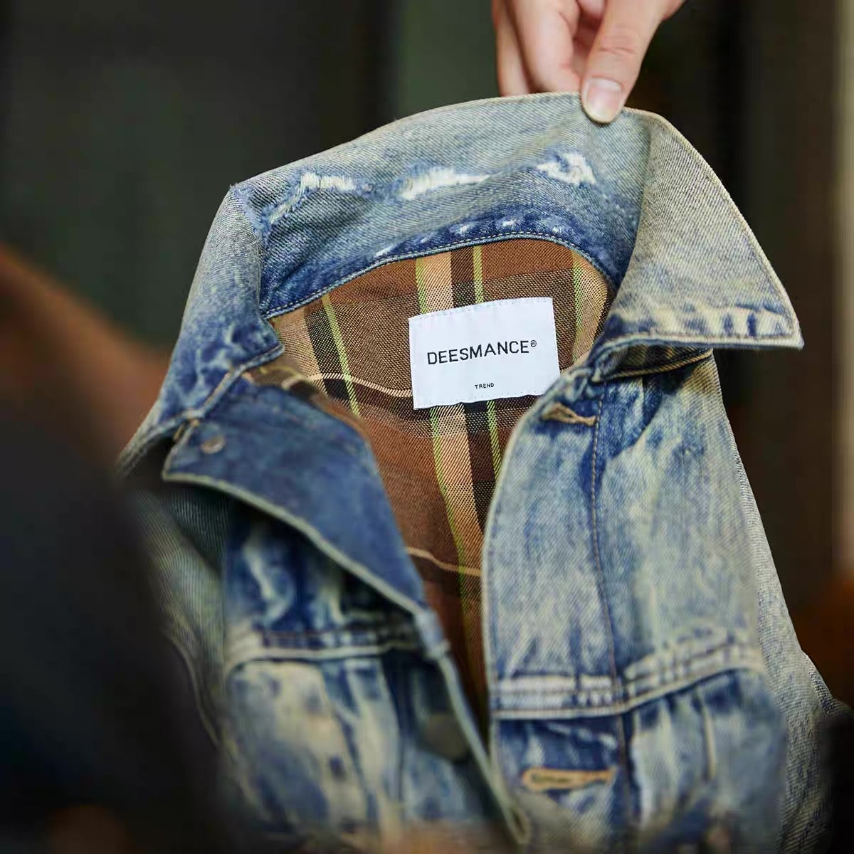 ハードウォッシュ ダメージ デニムジャケット(1Color)250864