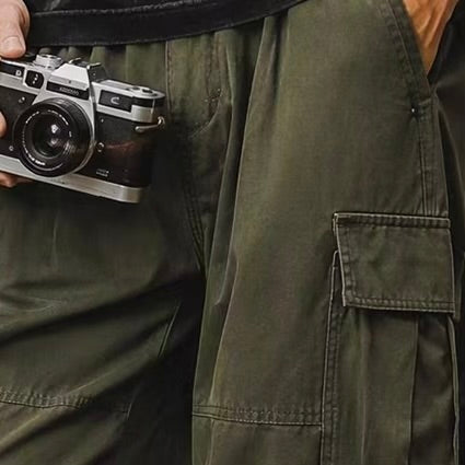マルチポケット付 ワイドカーゴパンツ(6Colors)260654