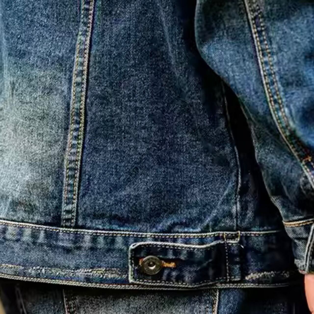 アメリカンレトロ ダメージデニムジャケット(1Color)- F290