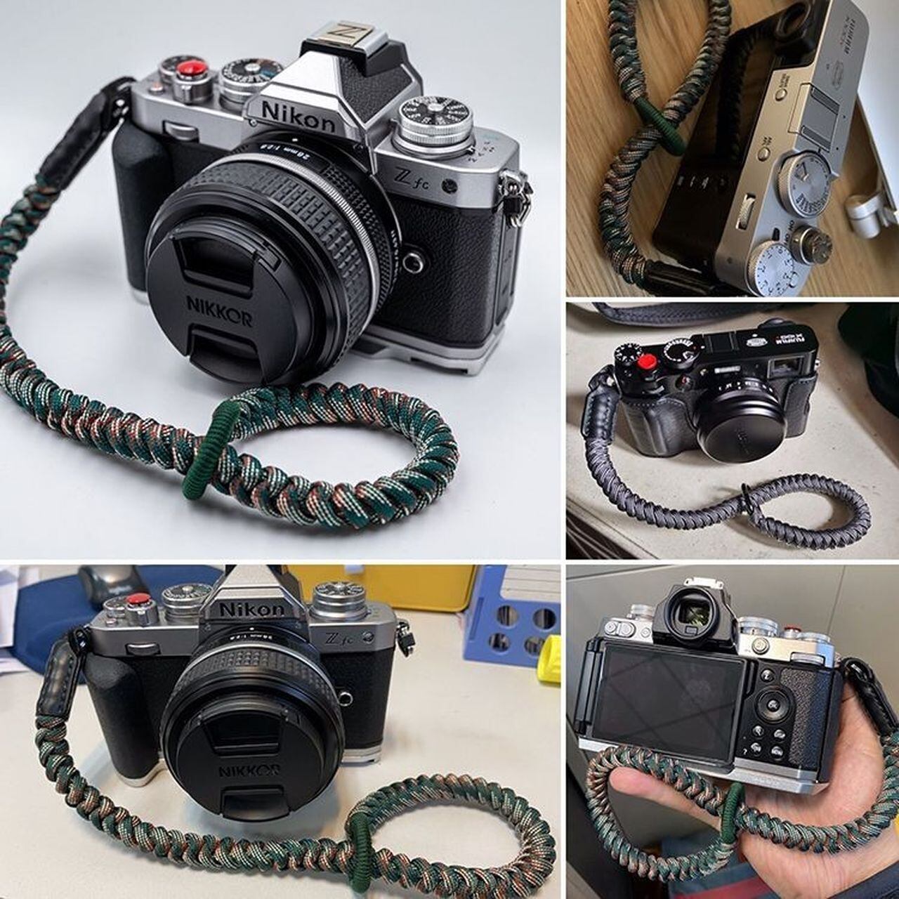 パラコード カメラ用 リストストラップ(7Colors)- S047