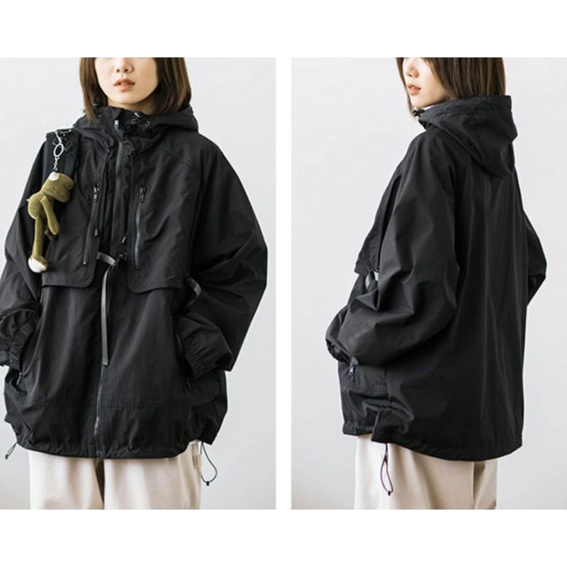 ジップアップ マルチポケット マウンテンジャケット(2Colors)- A130