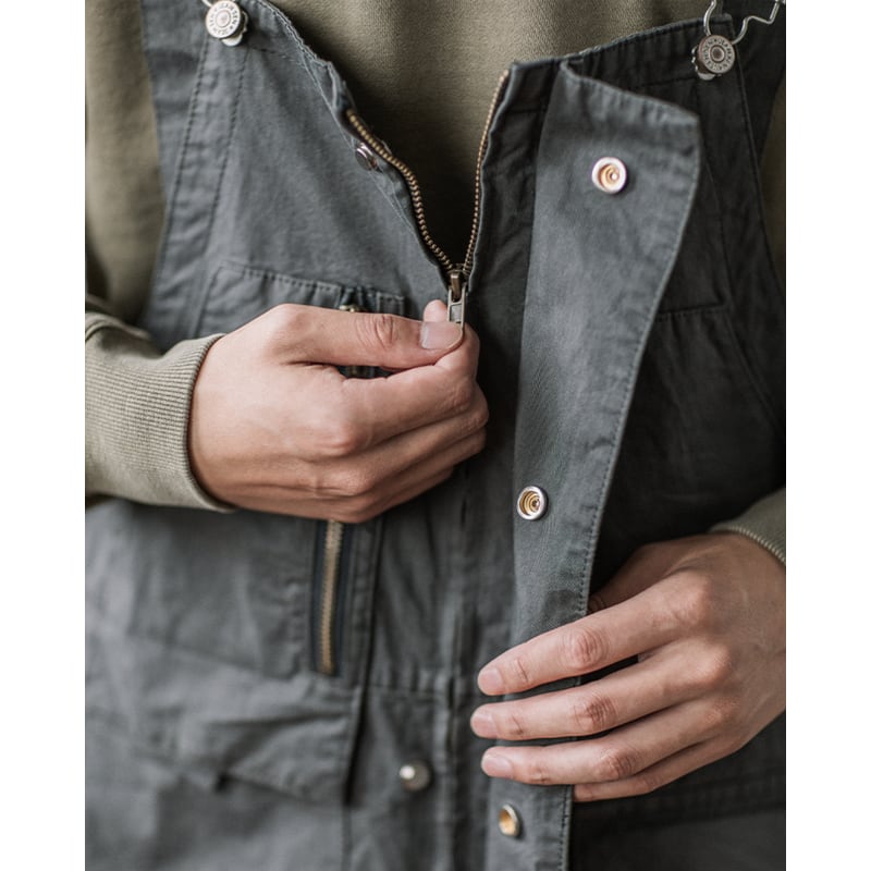 アメリカンレトロワークオーバーオール(3Colors)- T762