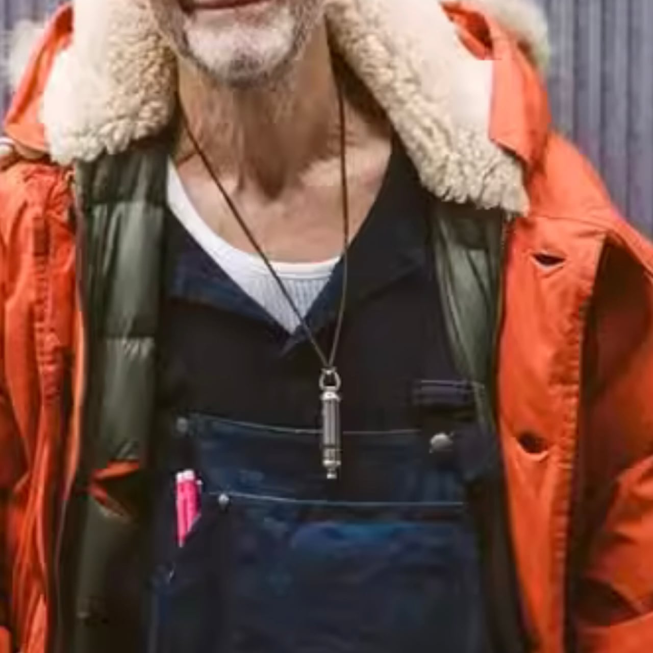 レトロ ミリタリー ホイッスル ネックレス(1Color)- F615