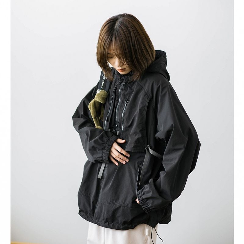 ジップアップ マルチポケット マウンテンジャケット(2Colors)- A130