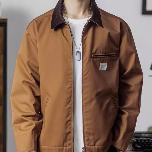 コーデュロイ襟 デトロイトジャケット(2Colors)- F460