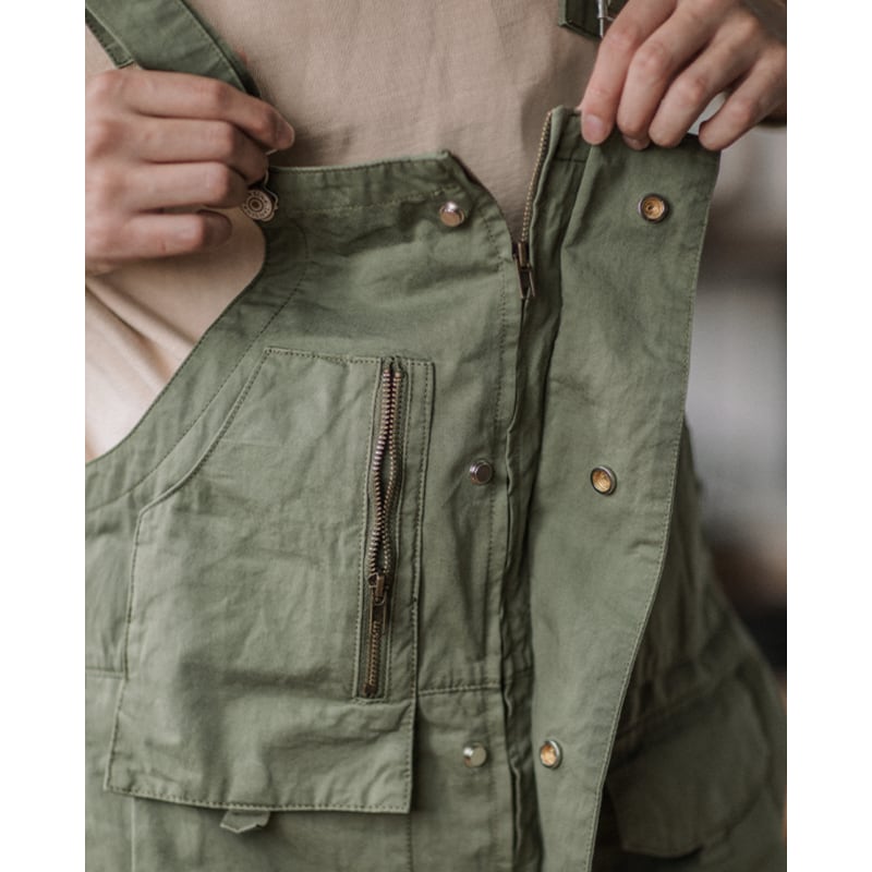 アメリカンレトロワークオーバーオール(3Colors)- T762