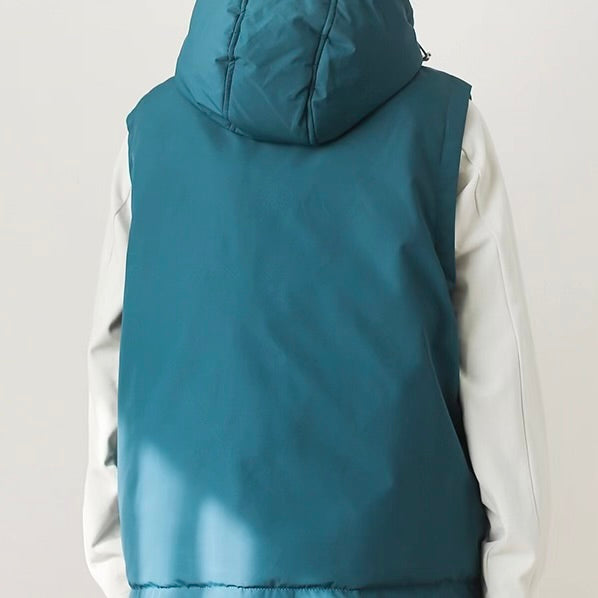 カーブジップデザイン ダウンベスト（2Colors）251030