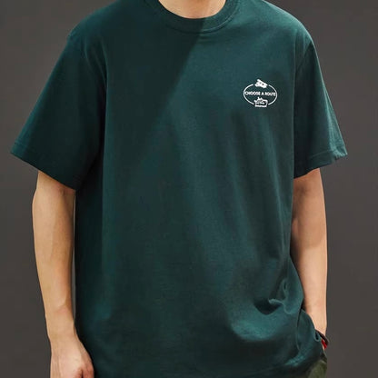 アウトドアイラスト シンプルTシャツ（2Colors）250609