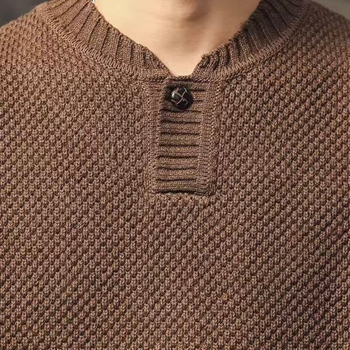 厚手 ヘンリーネック セーター（3Colors）251038