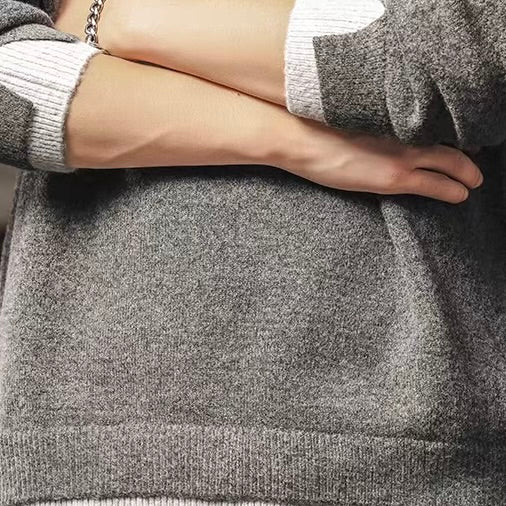 フェイクレイヤード ニットプルオーバー（2Colors）251039