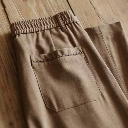 ツータック ストレート カジュアルパンツ（1Color）260256