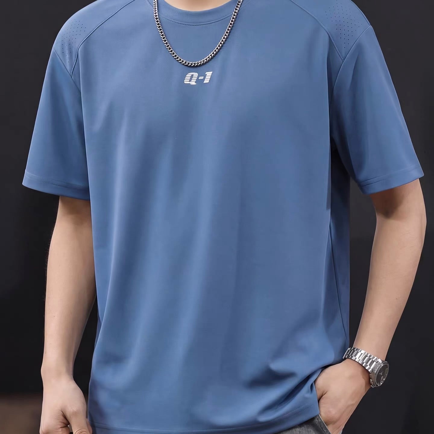 冷感 スポーツ シンプルTシャツ（2Colors）260417