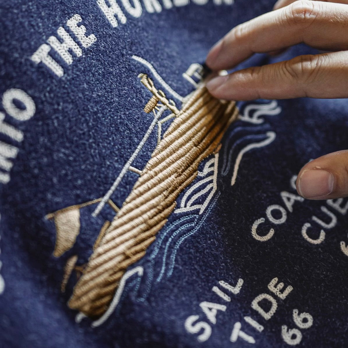 刺繍 ベースボールジャケット（1Color）250898