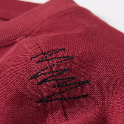 ワンポイント刺繍 シンプル 長袖Tシャツ（4Colors）260660