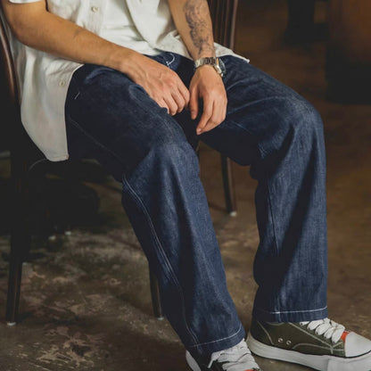 アクセントステッチ ソフトデニムパンツ（1Color）260257