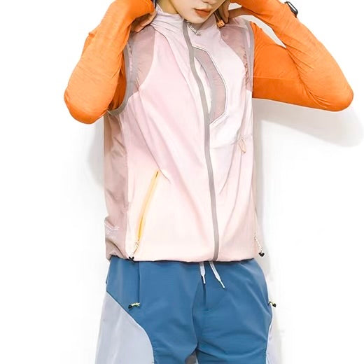 マルチカラー スタンドネック ライトベスト（3Colors）260239