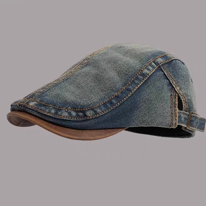 ウォッシュドデニム サイドベルト ハンチング（5Colors）260092