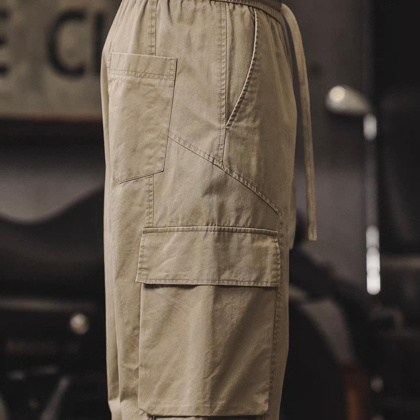 ワイドテーパード イージーカーゴパンツ（2Colors）260120