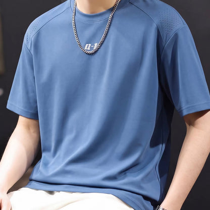 冷感 スポーツ シンプルTシャツ（2Colors）260417