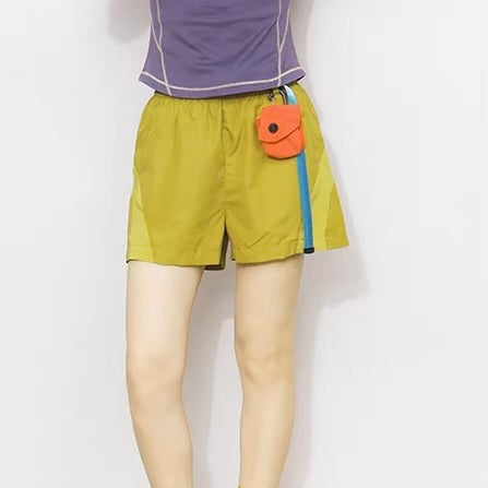 アクセントベルト付 スポーツ ショートパンツ（3Colors）260612
