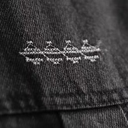 エスニック柄 グラデーション デニムシャツ（1Color）260211