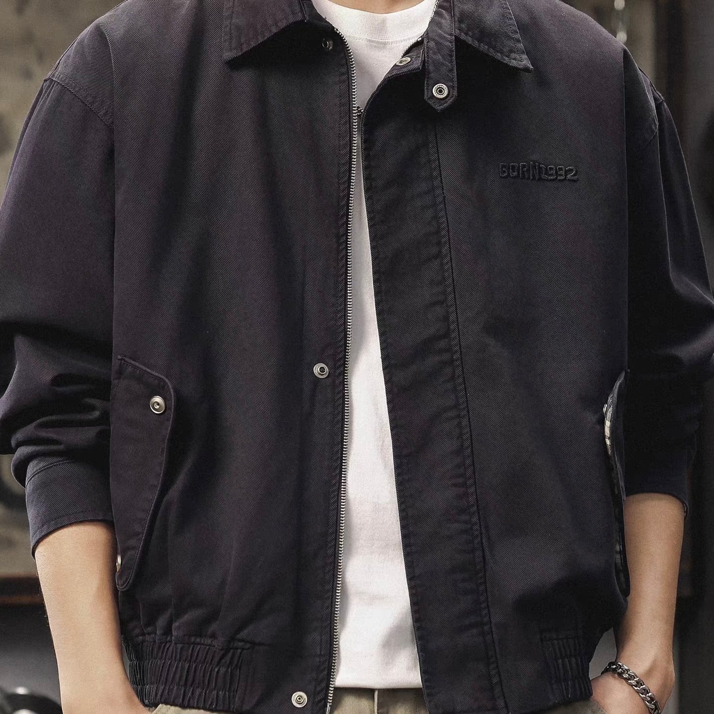 襟付き ショート ワークジャケット（1Color）260084