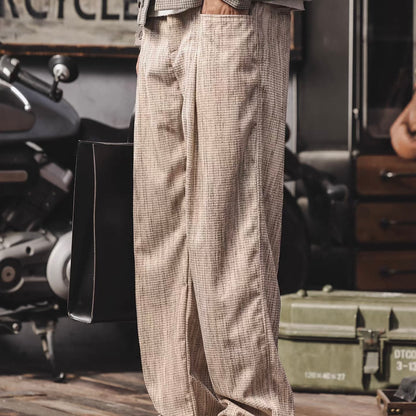 テクスチャー ルーズ カジュアルパンツ（2Colors）260090