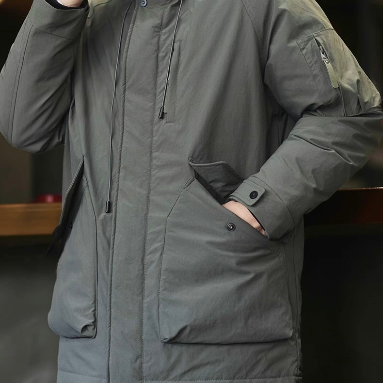 ミドル丈 ワークダウンジャケット（2Colors）251023