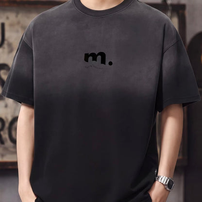 ワンポイントロゴ グラデーションTシャツ（4Colors）260386