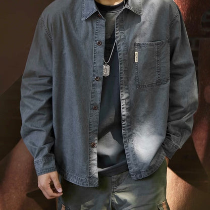 ダメージウォッシュ ワークシャツ（2Colors）250902