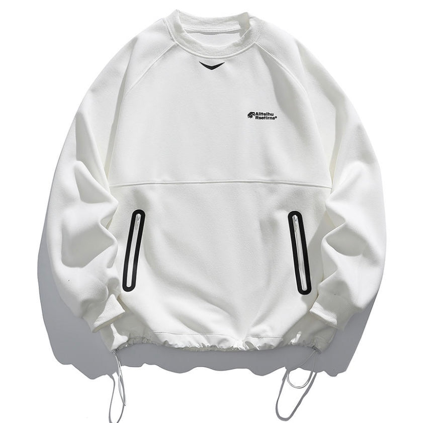 裾ドローコード スポーツ スウェットプルオーバー（4Colors）250732