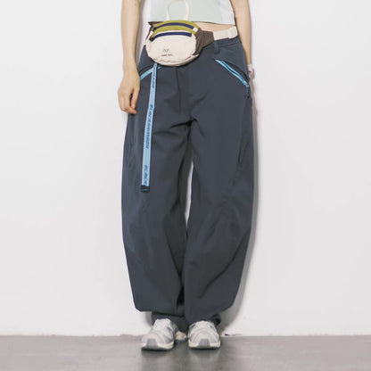 ロングベルト付 パラシュートパンツ（5Colors）260393