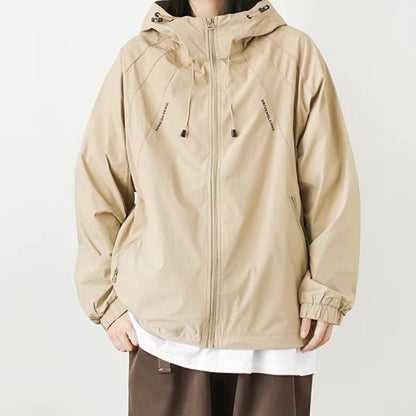 裾ドローコード ワンポイントロゴ ライトジャケット（4Colors）250193