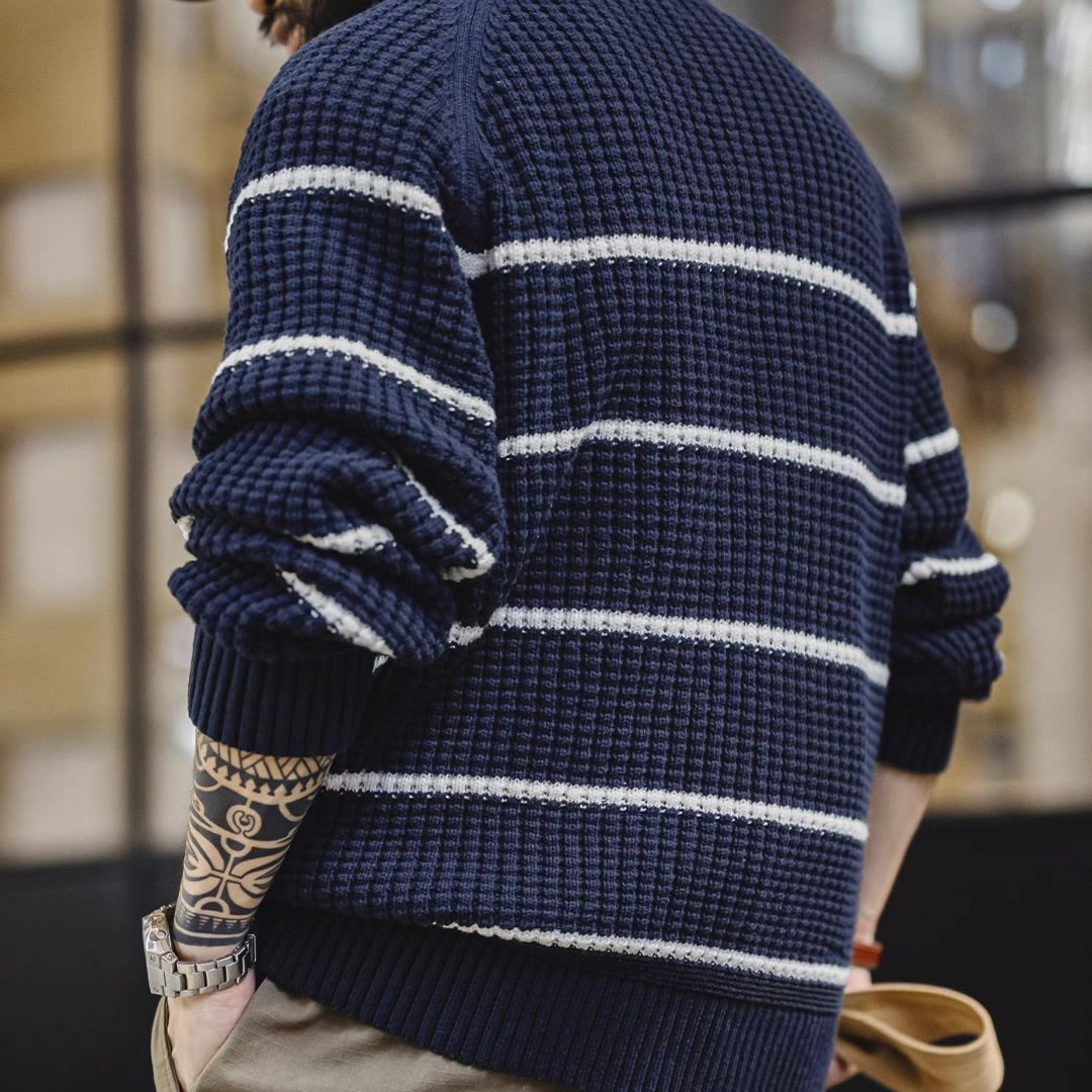 ストライプ タートルネックセーター（1Color）251035