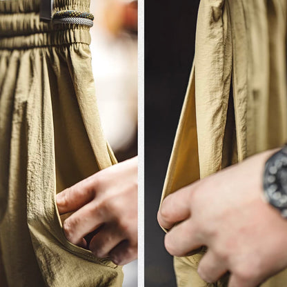 カラー紐付き パラシュートパンツ（3Colors）260198