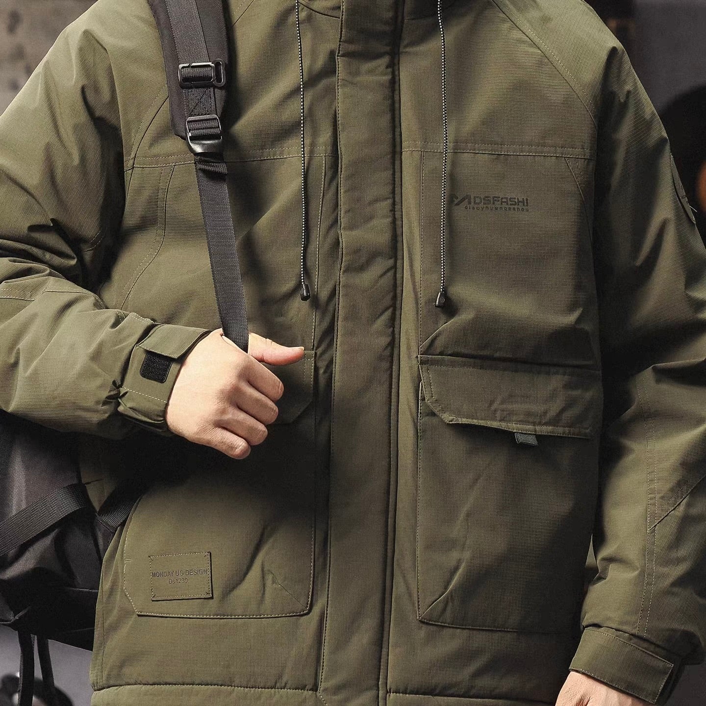 フード付 ダウンワークジャケット（3Colors）251040