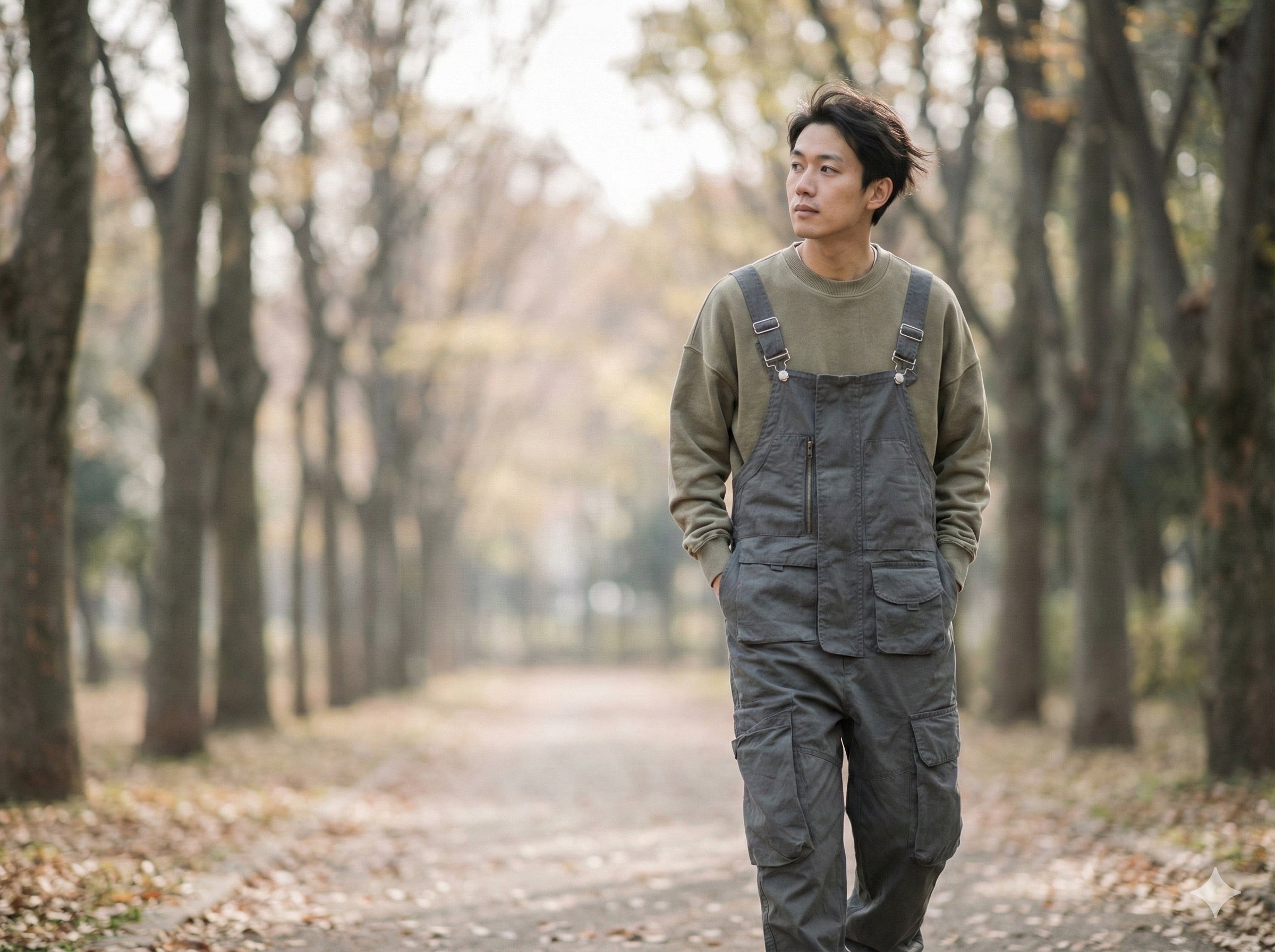 ✨新品✨ ブルコ ウォームオーバーオール コーディロイ グレー M BLUCO（ブルコ） ワームオーバーオール コーデュロイ 135-43-151 BLUCO