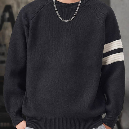 ラインデザイン ラグランスリーブ セーター（3Colors）251069