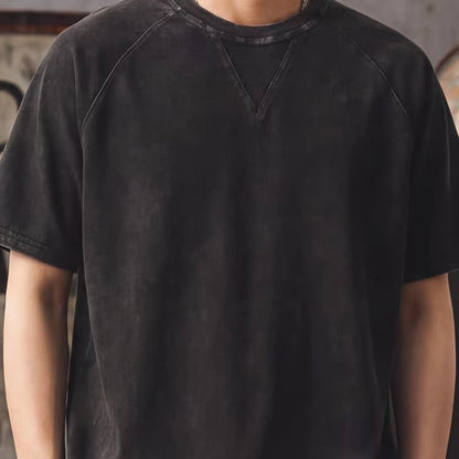 レトロ Vガゼット ウォッシュドTシャツ（3Colors）260288