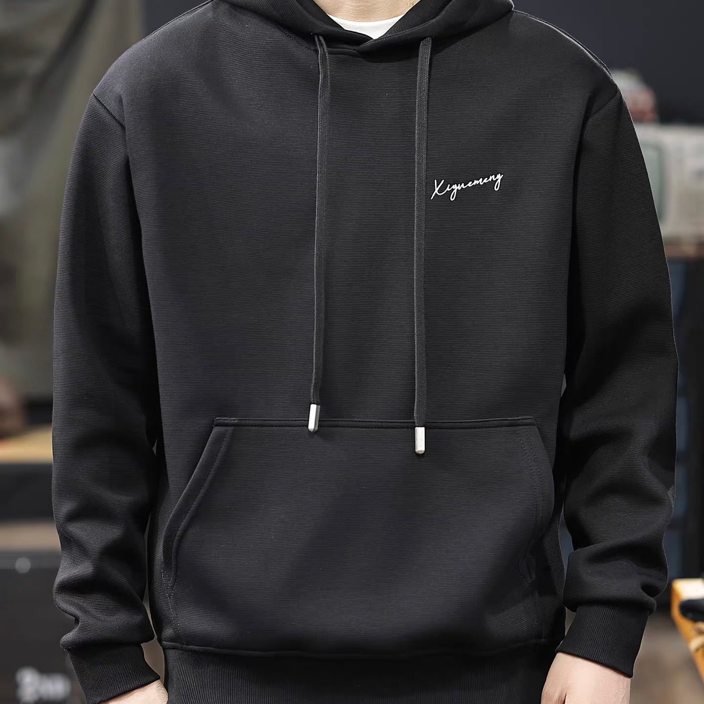 ワンポイント刺繍 プルオーバーフーディー
（2Colors）251085